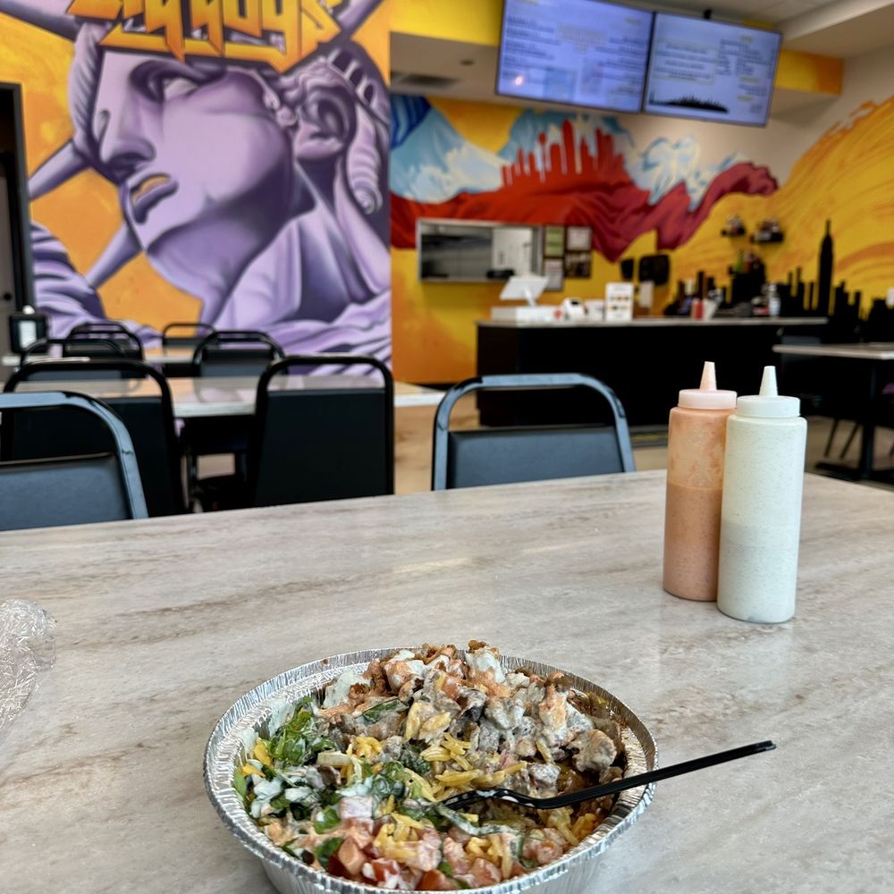 Big Guy’s Chicken & Rice - Big Guy's Mixed Rice Platter - Mediterranean Near Me - Euless, Texas