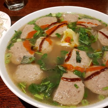 Hot Ginger Pho - Large double meatball - Vietnamese Near Me - Lacey, Washington Hot Ginger Pho - Large double meatball - Vietnamese Near Me - Lacey, Washington