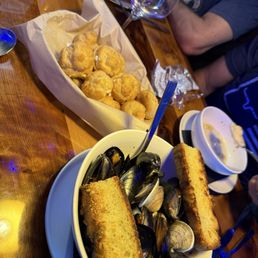 Crab puffs And Muscles Crab puffs And Muscles