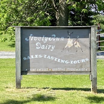 Lively Run Dairy - Sign - Cheese Shops Near Me - Interlaken, New York