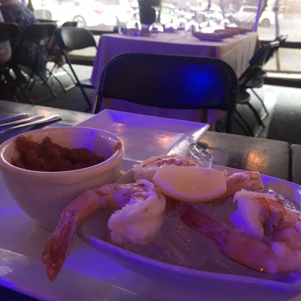 Bistro 1051 - Jumbo Shrimp Cocktail -- very yummy cocktail sauce but was a little disappointed that it only came with four shrimp. - Italian Near Me - Clark, New Jersey
