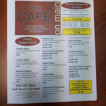 The Cafe - the menu for the restaurant - Fast Food Near Me - Jonesville, South Carolina The Cafe - the menu for the restaurant - Fast Food Near Me - Jonesville, South Carolina