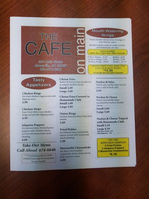 Menu photo 4 The Cafe Jonesville, SC Menu photo 4 The Cafe Jonesville, SC