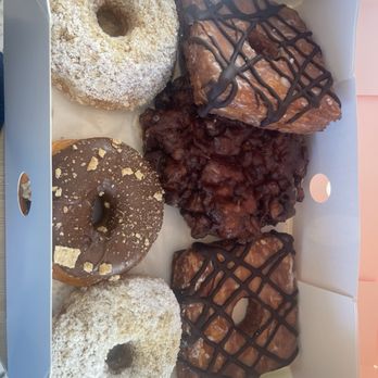 Randy's Donuts - Butter Crumb Raised, Nutella Raised and Chocolate Crondy - Donuts Near Me - Chula Vista, California