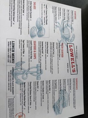 Menu photo 3 Lowell's Restaurant Seattle, WA Menu photo 3 Lowell's Restaurant Seattle, WA