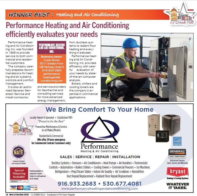 Slide of Performance Heating & Air Conditioning