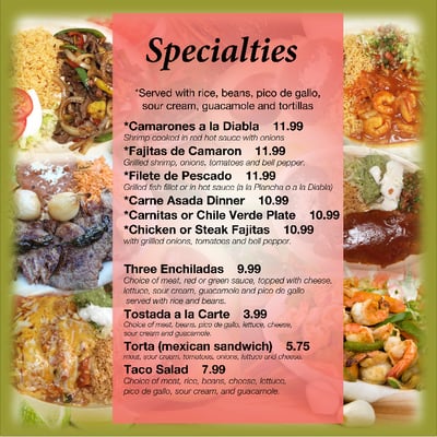 Menu photo 7 Taqueria Extra Fremont, CA