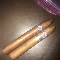 The one on the bottom is fake for $15 ,one on top is from Havana bob's which is an actual Cuban cigar for $23.