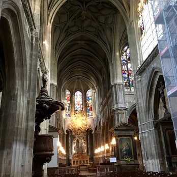L'Église Saint-Merri - Interior, St Merri - Churches Near Me - Paris, 75