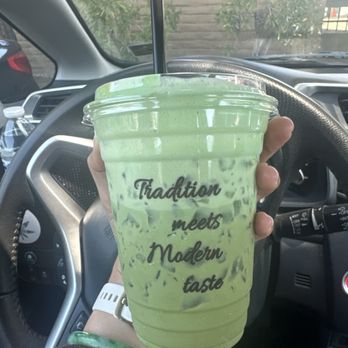 Phin Cafe - Pandan Matcha - Bubble Tea Near Me - San Jose, California