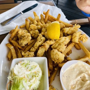 Rendezvous - Fried & breaded conch with coleslaw - Seafood Near Me - Fort Lauderdale, Florida Rendezvous - Fried & breaded conch with coleslaw - Seafood Near Me - Fort Lauderdale, Florida