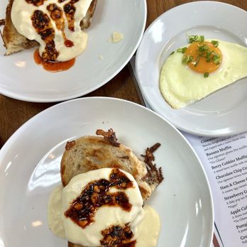 La Casita Bakeshop - Birria Brisket Croque Madame - Bakeries Near Me - Richardson, Texas