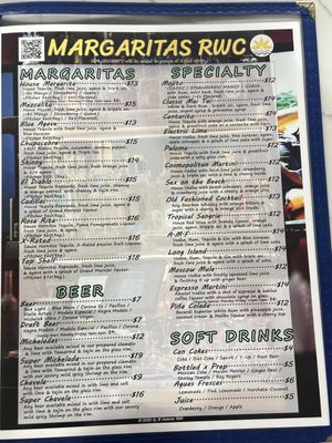 Menu photo 4 Margaritas RWC Redwood City, CA
