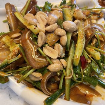 Jin Gege - Thinly sliced Pig ears with chili - Chinese Near Me - San Leandro, California Jin Gege - Thinly sliced Pig ears with chili - Chinese Near Me - San Leandro, California