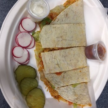 J&J Brothers Tacos - Quesadilla de pollo - Tacos Near Me - Hadley, Massachusetts J&J Brothers Tacos - Quesadilla de pollo - Tacos Near Me - Hadley, Massachusetts