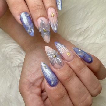 ChaNails Spa - Silver fantasy - Nail Salons Near Me - Morgan Hill, California ChaNails Spa - Silver fantasy - Nail Salons Near Me - Morgan Hill, California
