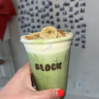 Block Coffee - Banana matcha , sooo good! - Coffee & Tea Near Me - San Jose, California