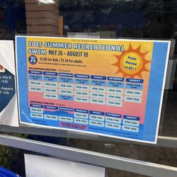 Municipal Swim Stadium - Pool schedule