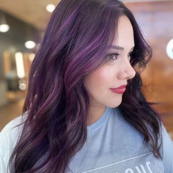 Avalon Hair Designs - Balayage with Purple - Hair Stylists Near Me - San Antonio, Texas Avalon Hair Designs - Balayage with Purple - Hair Stylists Near Me - San Antonio, Texas