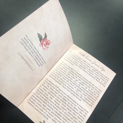Copy Cat Printing - Bi-fold program with half page insert