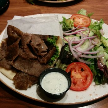 Luna Grill Cerritos - Gyro Wrap and House Salad - Mediterranean Near Me - Cerritos, California Luna Grill Cerritos - Gyro Wrap and House Salad - Mediterranean Near Me - Cerritos, California