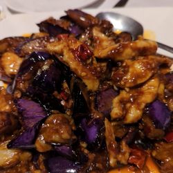 Rainbow Garden Champaign - Chicken and eggplant in garlic sauce