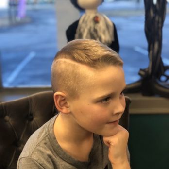 Rusted Roots Hair Lounge - Fade with a hard part - Barbers Near Me - Madison, Indiana