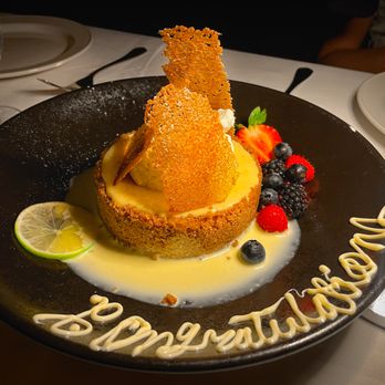 Pappas Bros. Steakhouse - Key Lime Pie whipped cream, graham cracker & salted pecan crust 18.00 - Steakhouses Near Me - Houston, Texas