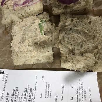 Panera Bread - Tuna sandwich with onions. - Salad Near Me - Tomball, Texas Panera Bread - Tuna sandwich with onions. - Salad Near Me - Tomball, Texas