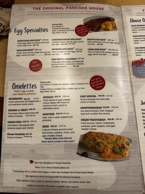 Menu photo 1 The Original Pancake House Encinitas, CA