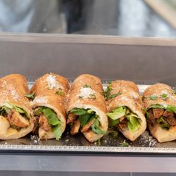 Genovas Pizza & Pasta - Grill chicken Cesar wraps