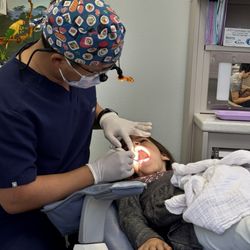 Fullerton Pediatric Dentistry - Beginning of exam