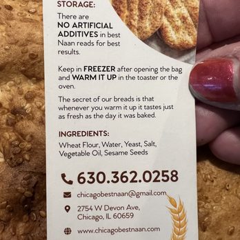 Chicago Best Naan - Storage - Bakeries Near Me - Chicago, Illinois