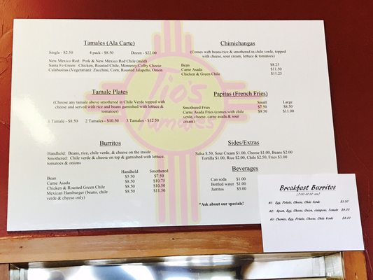 Menu photo 7 Tio's Tamales Honolulu, HI