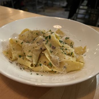 Grassa - Black Truffle Pappardelle - Italian Near Me - Portland, Oregon Grassa - Black Truffle Pappardelle - Italian Near Me - Portland, Oregon