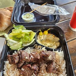 Beef Kabob Plate