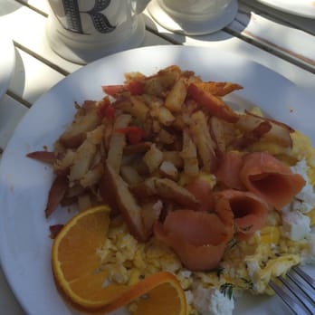 Rialto Cafe - Smoked salmon scrambler - Breakfast & Brunch Near Me - Fullerton, California Rialto Cafe - Smoked salmon scrambler - Breakfast & Brunch Near Me - Fullerton, California