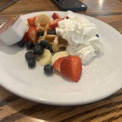 Baires Deli - This is half of the half waffle (they split it for us)
