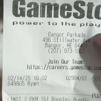 Gamestop - Ryan at GameStop Bangor Parkade - Videos & Video Game Rental Near Me - Bangor, Maine Gamestop - Ryan at GameStop Bangor Parkade - Videos & Video Game Rental Near Me - Bangor, Maine