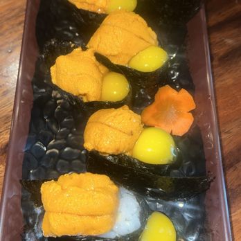 Sushi Fever - UNI QUAIL EGG YUMGASMS - Japanese Near Me - Las Vegas, Nevada