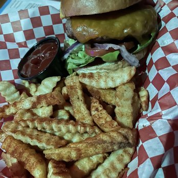 Berlin Bar - Cheese burger and fries. - Beer Bar Near Me - Las Vegas, Nevada