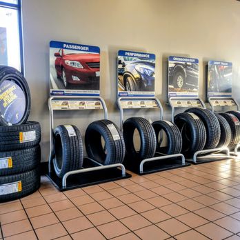 Tire Choice Auto Service Centers - Lobby display - Tires Near Me - Alameda, California Tire Choice Auto Service Centers - Lobby display - Tires Near Me - Alameda, California