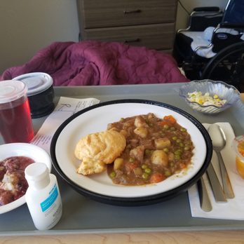 Vineyard Post Acute - This was actually one of the decent meals. And that's saying a lot. Watered down juice is a thing here.  It doesn't taste good either. - Skilled Nursing Near Me - Petaluma, California