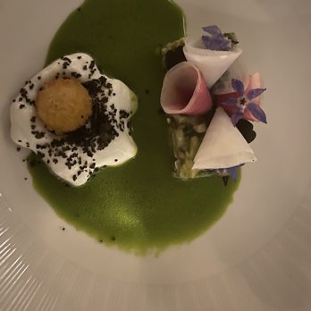 Elizabeth's - Vegan egg and sea weed salad in green broth - Vegan Near Me - Washington, DC, District of Columbia