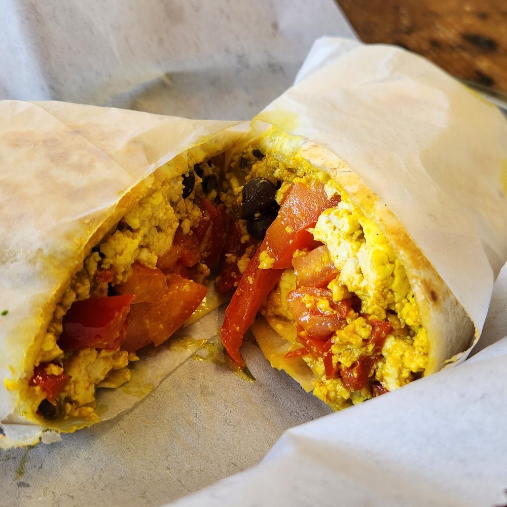 Green Zebra Cafe - Tofu Scramble with gluten free bread - Juice Bars & Smoothies Near Me - Sarasota, Florida Green Zebra Cafe - Tofu Scramble with gluten free bread - Juice Bars & Smoothies Near Me - Sarasota, Florida