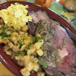 Prime rib and eggs your way Prime rib and eggs your way