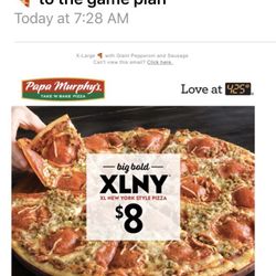Promotion owner of Papa Murphy refused to honor.