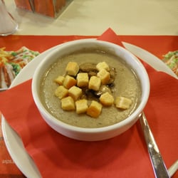 Crema de champiñones (menú diario)