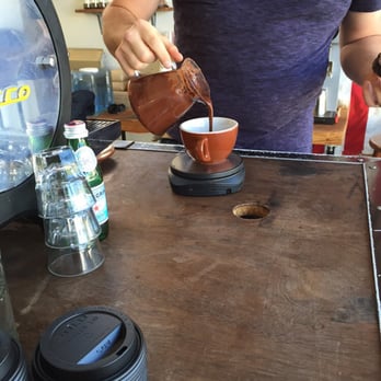 Devout Coffee - Making hot chocolate - Coffee Roasteries Near Me - Fremont, California