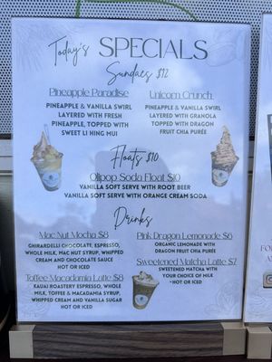 Menu photo 2 Pineapple Shack Kauai Lihue, HI